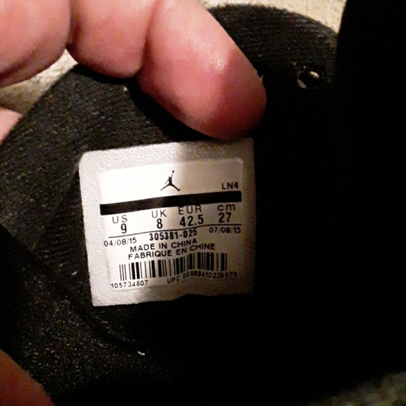 COPY - Jordan Aqua 8s Size 9 - Picture 5 of 5